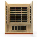 Golden Designs Sauna: Dynamic "Bergamo" 4 Person Low EMF Far Infrared Sauna - DYN-6440-01