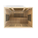 Golden Designs Sauna: Dynamic "Bergamo" 4 Person Low EMF Far Infrared Sauna - DYN-6440-01
