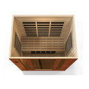 Golden Designs Sauna: Dynamic "Bergamo" 4 Person Low EMF Far Infrared Sauna - DYN-6440-01