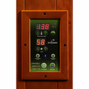 Golden Designs Sauna: Dynamic "Heming" 2 Person Corner Low EMF Far Infrared Sauna - DYN-6225-02
