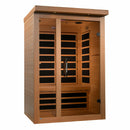 Golden Designs Sauna: Dynamic "Lucca"  2 Person Low EMF Far Infrared Sauna - DYN-6215-02