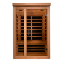 Golden Designs Sauna: Dynamic "Lucca"  2 Person Low EMF Far Infrared Sauna - DYN-6215-02