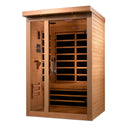 Golden Designs Sauna: Dynamic "Lucca"  2 Person Low EMF Far Infrared Sauna - DYN-6215-02