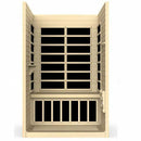 Golden Designs Sauna: Dynamic "Lucca"  2 Person Low EMF Far Infrared Sauna - DYN-6215-02