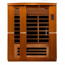 Golden Designs Sauna: Dynamic "Lugano" 3 Person Low EMF Far Infrared Sauna - DYN-6336-01