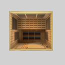 Golden Designs Sauna: Dynamic "Lugano" 3 Person Low EMF Far Infrared Sauna - DYN-6336-01