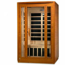 Golden Designs Sauna: Dynamic "San Marino" 2 Person Low EMF Far Infrared Sauna - DYN-6206-01