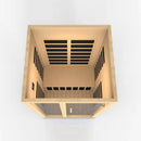 Golden Designs Sauna: Dynamic "Santiago" 2 Person Low EMF Far Infrared Sauna - DYN-6209-01