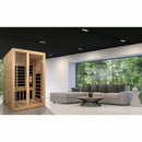 Golden Designs Sauna: Dynamic "Santiago" 2 Person Low EMF Far Infrared Sauna - DYN-6209-01