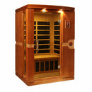 Golden Designs Sauna: Dynamic "Venice" 2 Person Low EMF Far Infrared Sauna - DYN-6210-01