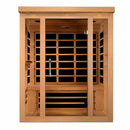 Golden Designs Sauna: Dynamic "Toscana" 3 Person Ultra Low EMF Far Infrared Sauna - DYN-6315-02
