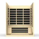 Golden Designs Sauna: Dynamic "Toscana" 3 Person Ultra Low EMF Far Infrared Sauna - DYN-6315-02