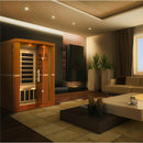 Golden Designs Sauna: Dynamic "Vittoria" 2 Person Low EMF Far Infrared Sauna - DYN-6220-01