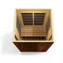Golden Designs Sauna: Dynamic "Vittoria" 2 Person Low EMF Far Infrared Sauna - DYN-6220-01