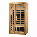 Golden Designs Sauna: Gracia - 1-2 Person Low EMF FAR Infrared Sauna