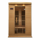 Golden Designs Sauna: Maxxus 2 Person Low EMF FAR Infrared Carbon - Canadian Hemlock - MX-K206-01