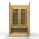 Golden Designs Sauna: Maxxus 2 Person Low EMF FAR Infrared Carbon - Canadian Hemlock - MX-K206-01