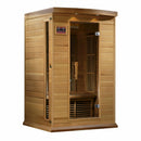 Golden Designs Sauna: Maxxus 2 Person Low EMF FAR Infrared Carbon Sauna - Canadian Red Cedar - MX-K206-01 CED