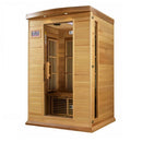 Golden Designs Sauna: Maxxus 2 Person Low EMF FAR Infrared Carbon Sauna - Canadian Red Cedar - MX-K206-01 CED