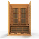 Golden Designs Sauna: Maxxus 2 Person Low EMF FAR Infrared Carbon Sauna - Canadian Red Cedar - MX-K206-01 CED