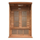 Golden Designs Sauna: Maxxus 2 Person Near Zero EMF FAR Infrared Carbon - Canadian Red Cedar - MX-K206-01-ZF CED