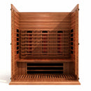 Golden Designs Sauna: Maxxus 3 Person Full Spectrum Near Zero EMF FAR Infrared Carbon Sauna - MX-M306-01-FS CED