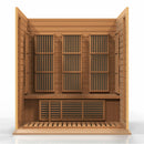 Golden Designs Sauna: Maxxus 3 Person Low EMF FAR Infrared Carbon - Canadian Red Cedar - MX-K306-01 CED