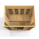 Golden Designs Sauna: Maxxus 4 Person Low EMF FAR Infrared Carbon - Canadian Hemlock - MX-K406-01