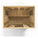 Golden Designs Sauna: Maxxus 4 Person Low EMF FAR Infrared Carbon - Canadian Hemlock - MX-K406-01