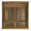 Golden Designs Sauna: Maxxus 4 Person Low EMF FAR Infrared Carbon Sauna - Canadian Red Cedar - MX-K406-01 CED