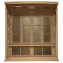 Golden Designs Sauna: Maxxus 4 Person Near Zero EMF FAR Infrared Carbon - Canadian Hemlock - MX-K406-01-ZF