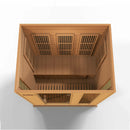 Golden Designs Sauna: Maxxus "Avignon Edition" 3 Person Near Zero EMF FAR Infrared Carbon - Canadian Red Cedar - MX-K306-01-ZF CED