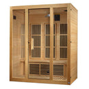 Golden Designs Sauna: Maxxus "Bellevue" 3 Person Low EMF FAR Infrared Sauna - MX-J306-01