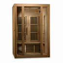 Golden Designs Sauna: Maxxus "Seattle" 2 Person Low EMF FAR Infrared Sauna - MX-J206-01