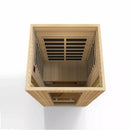 Golden Designs Sauna: Maxxus "Serenity" Dual Tech 2 person Low EMF FAR Infrared Sauna Canadian Hemlock
