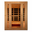 Golden Designs Sauna: Maxxus "Trinity" Dual Tech 3 person Low EMF FAR Infrared Sauna Canadian Hemlock