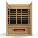 Golden Designs Sauna: Maxxus "Trinity" Dual Tech 3 person Low EMF FAR Infrared Sauna Canadian Hemlock