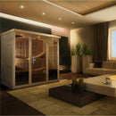 Golden Designs Sauna: "Monaco Elite" 6 Person PureTech™ Near Zero Far Infrared Sauna - GDI-6996-01