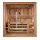 Golden Designs Sauna: "Osla Edition" 6 Person Traditional Steam Sauna - Canadian Red Cedar