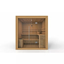 Golden Designs Sauna: "Osla Edition" 6 Person Traditional Steam Sauna - Canadian Red Cedar