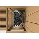 Golden Designs Sauna: "Osla Edition" 6 Person Traditional Steam Sauna - Canadian Red Cedar