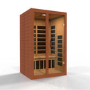 Golden Designs Sauna: Santiago 2 Person Ultra Low EMF FAR Infrared Sauna