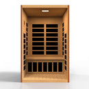 Golden Designs Sauna: Santiago 2 Person Ultra Low EMF FAR Infrared Sauna