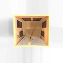 Golden Designs Sauna: Santiago 2 Person Ultra Low EMF FAR Infrared Sauna