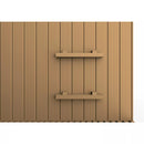 Golden Designs Sauna: "Sundsvall Edition" 2 Person Traditional Steam Sauna - Canadian Red Cedar