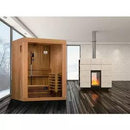 Golden Designs Sauna: "Sundsvall Edition" 2 Person Traditional Steam Sauna - Canadian Red Cedar