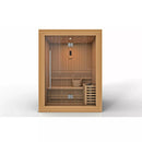 Golden Designs Sauna: "Sundsvall Edition" 2 Person Traditional Steam Sauna - Canadian Red Cedar