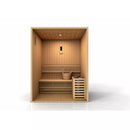 Golden Designs Sauna: "Sundsvall Edition" 2 Person Traditional Steam Sauna - Canadian Red Cedar