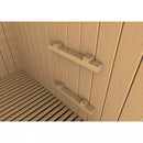 Golden Designs Sauna: "Sundsvall Edition" 2 Person Traditional Steam Sauna - Canadian Red Cedar