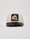 Goorin Bros Faux Leather Skull Trucker Hat